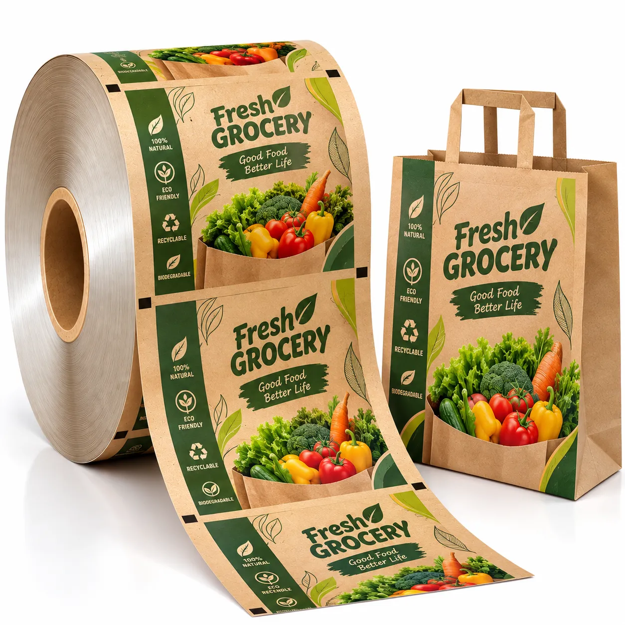 Paper Grocery Bag Making Machine application 3